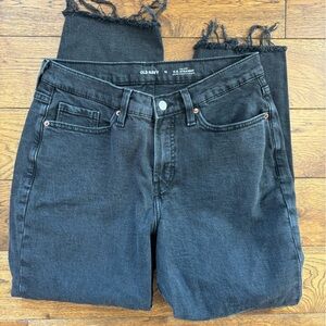 Old Navy Women's Black Straight Leg Jeans